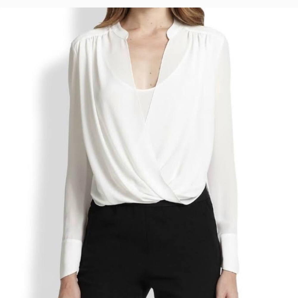 Elegant White Women's Blouse